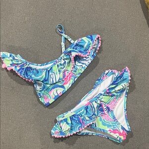 Tommy Bahama Turquoise & Pink Jellyfish print Fabric Label